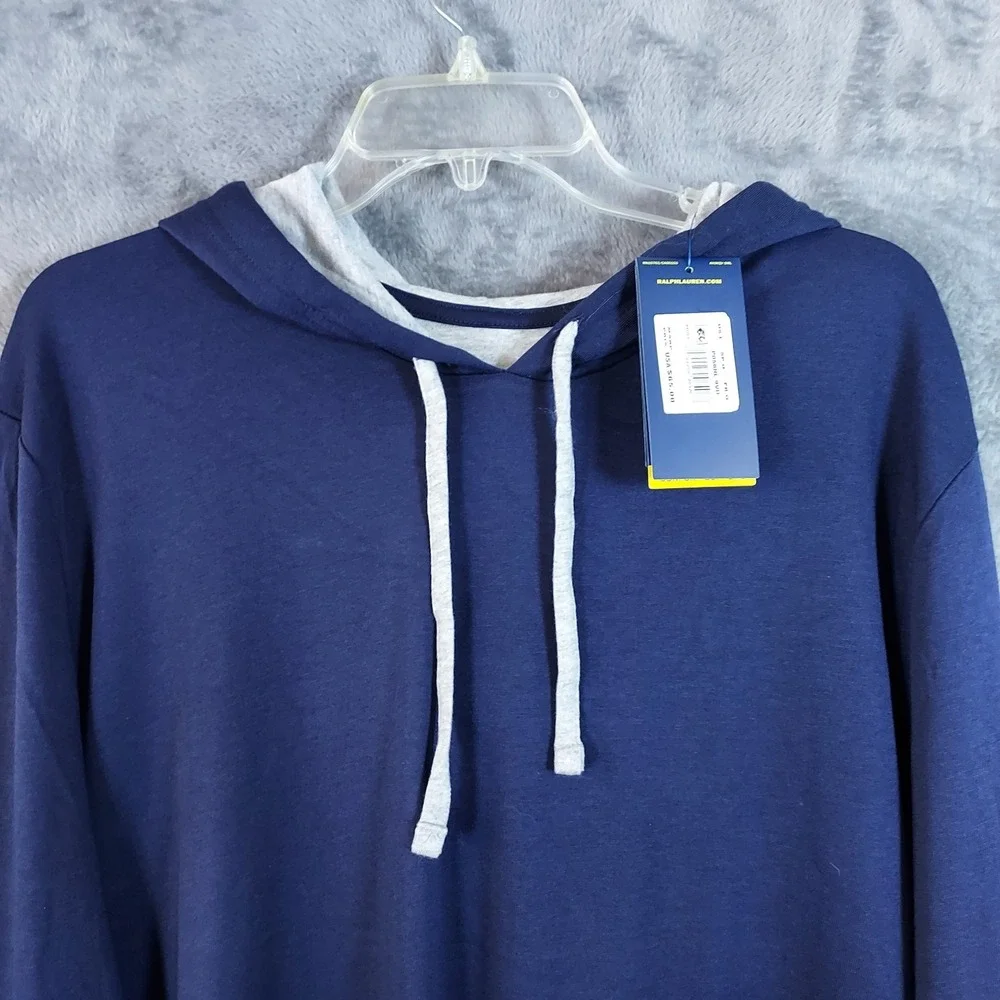 Polo Ralph Lauren Men's Large Supreme Comfort‎ Long Sleeve Blue Hoodie $65.00
